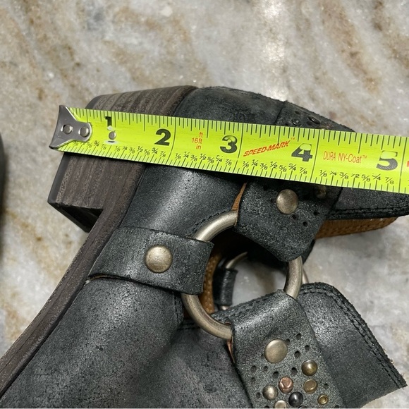 FRYE Ray Deco Fashion Leather Booties / Ankle Boots Women’s 9.5 - Picture 9 of 12